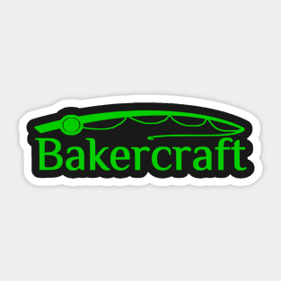 Bakercraft Green Sticker